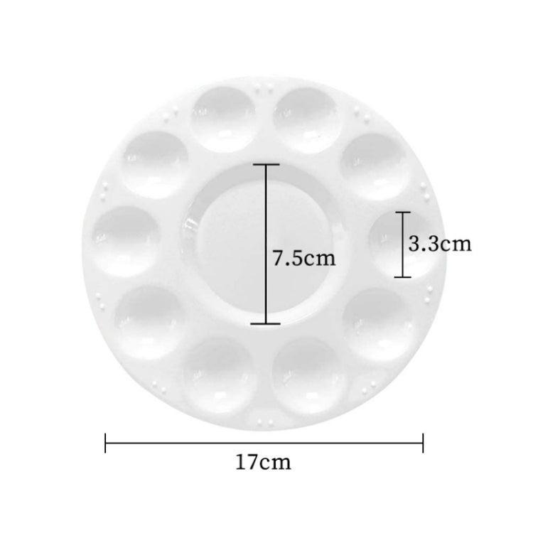 Children Leak-Proof Plastic Brush Washing Cup Palette Painting Brushes, 23 PCS/Set