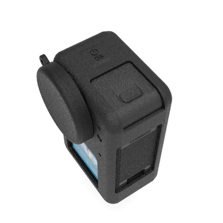 For DJI Osmo Action 3 Silicone Protective Case Lens Cap, Silicone (Blue), Silicone (Black), Silicone (Red)