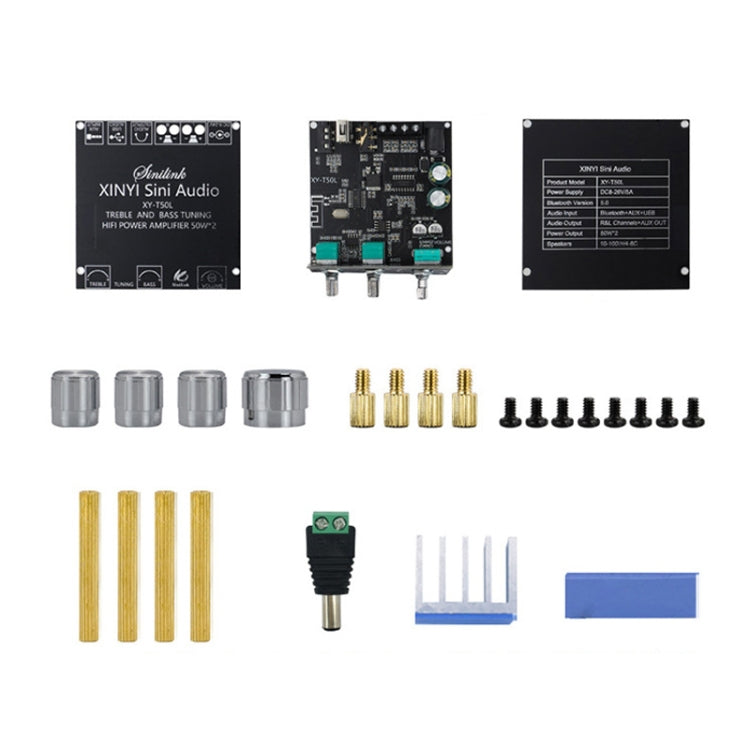 XY-T50L 12V Bluetooth 5.0 Audio Digital Class D Receiver Module With Amplifier, XY-T50L