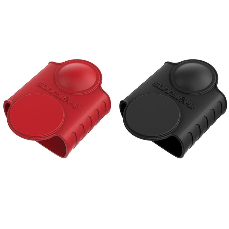 For Insta360 One X2 Sunnylife ST-Q9420 Silicone Protective Case, For Insta360 One X2 Red Lens Screen Case, For Insta360 One X2 Black Lens Screen Case