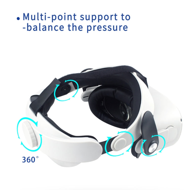 For Meta Quest 2 VR Glasses Adjustable Improve Comfort Elite Head Strap, Adjustable Strap