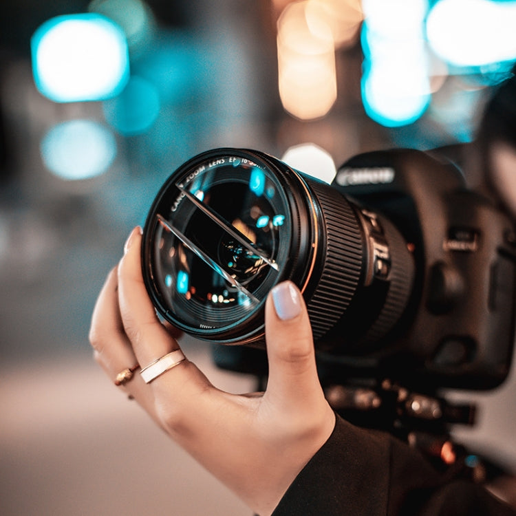 Photography Foreground Blur Filter Double Half Moon SLR Accessories, 49mm, 52mm, 55mm, 58mm, 62mm, 67mm, 72mm, 77mm, 82mm