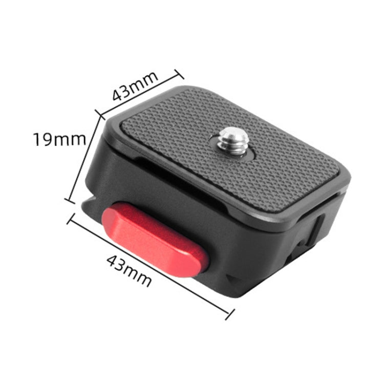 BEXIN CL-01 Universal Sharp Claw Fast Installation Board Suit Mini Gimbal Fast Disassembly Board Base SLR Camera Tripod Stabilizer Sliding Rail, CL-01