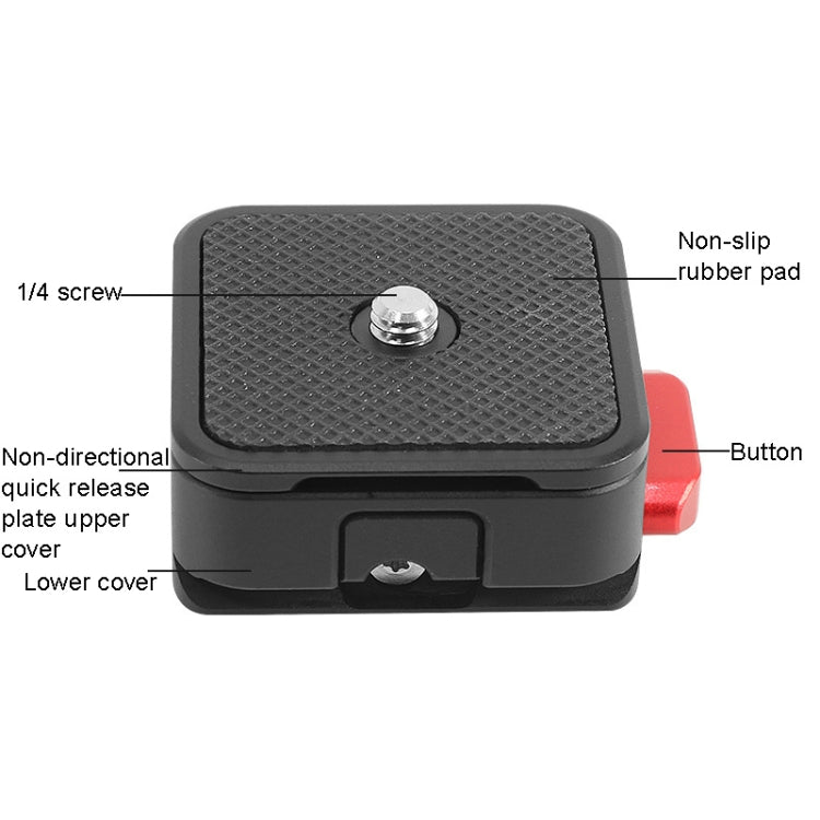 BEXIN CL-01 Universal Sharp Claw Fast Installation Board Suit Mini Gimbal Fast Disassembly Board Base SLR Camera Tripod Stabilizer Sliding Rail, CL-01