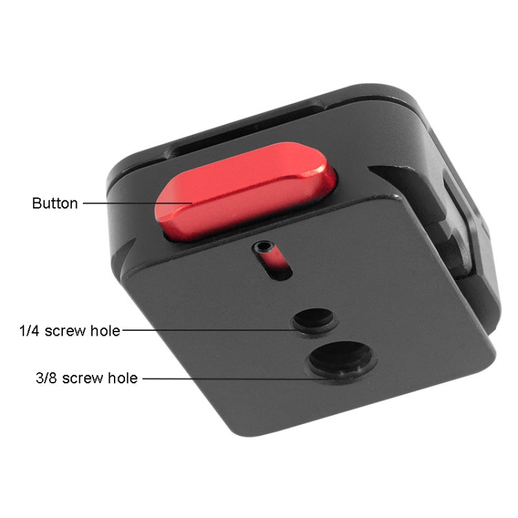 BEXIN CL-01 Universal Sharp Claw Fast Installation Board Suit Mini Gimbal Fast Disassembly Board Base SLR Camera Tripod Stabilizer Sliding Rail, CL-01