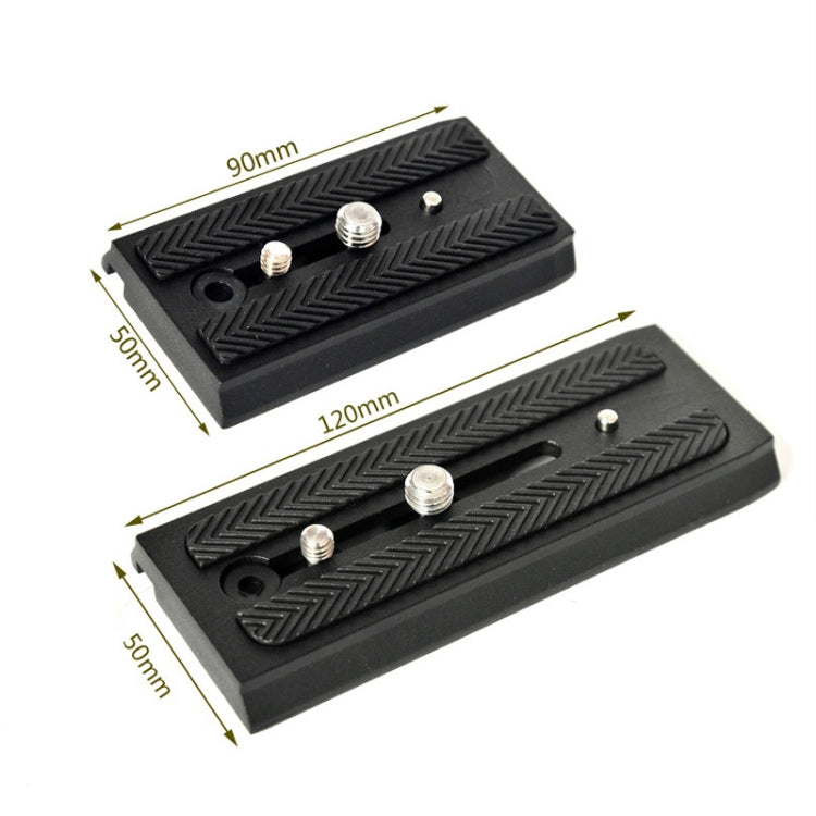 Quick Release Plate for Manfrotto 501 502 504HDV Benro S4 S6 S7 S8, BEXIN 501-L120A, BEXIN 501-L120, BEXIN 501-L90A, BEXIN 501-L90