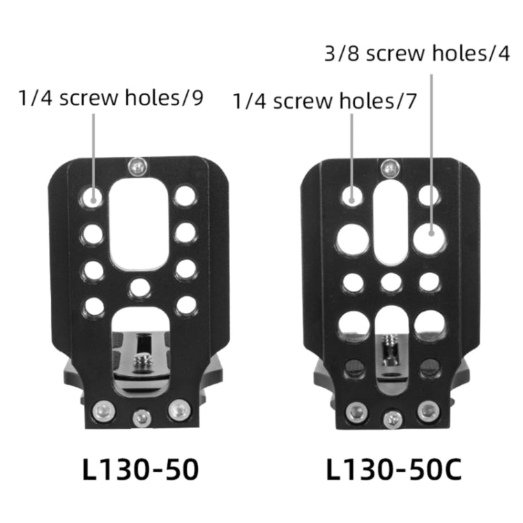BEXIN L130-50C Camera Quick Release Plate L-shaped Vertical Board, L130-50C