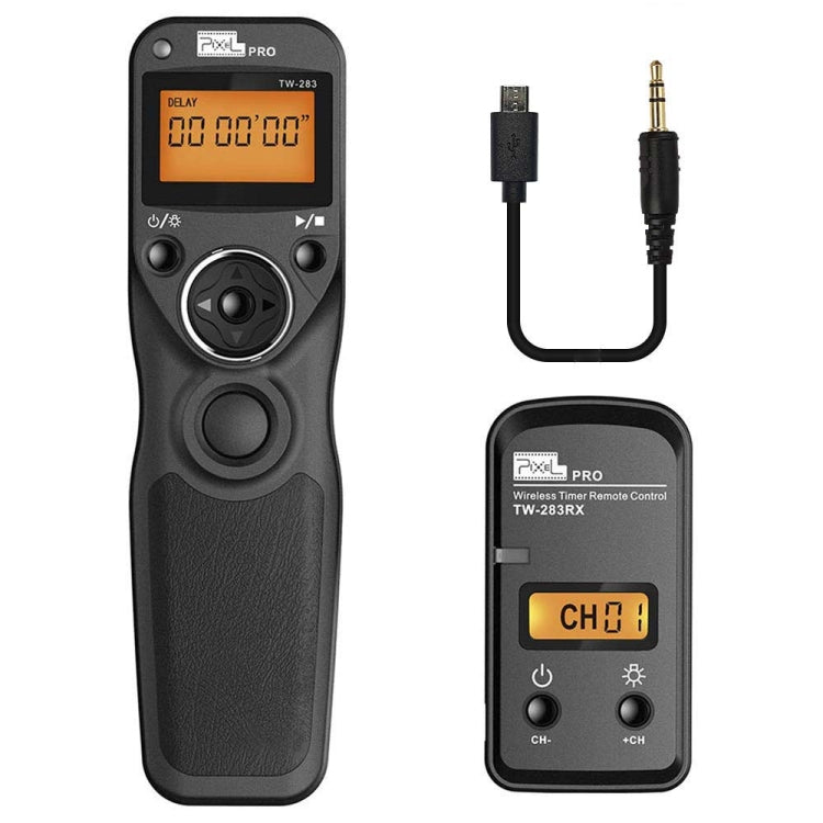 Pixel TW283 Shutter Wireless Delay Remote Control SLR Shutter Flasher, For Canon E3, For Nikon DC0, For Nikon DC2, For Sony S1, For Sony S2, For Instax 90, For Instax E3