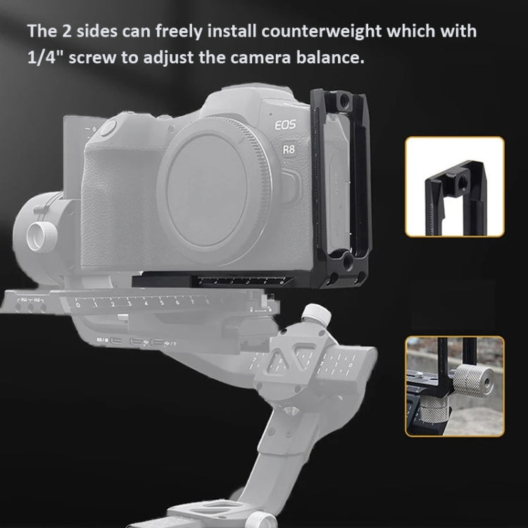 Universal Camera L Shape Bracket Quick Release Plate for Camera RSC2 / RS3 Stabilizers, L-450 Black, L-450 Red, L-450 Blue, L-440 Black, L-440 Red, L-440 Blue