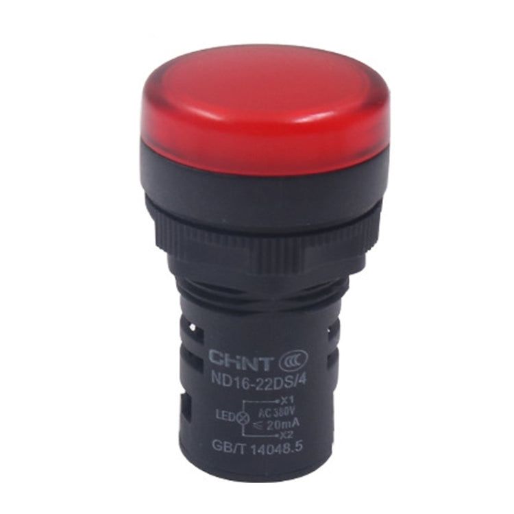 CHINT ND16-22DS LED Signal Light Power AD Indicator Lights, 24V (Red), 24V (Green), 24V (Yellow), 220V (Red), 220V (Green), 220V (Yellow)