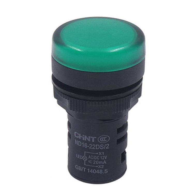 CHINT ND16-22DS LED Signal Light Power AD Indicator Lights, 24V (Red), 24V (Green), 24V (Yellow), 220V (Red), 220V (Green), 220V (Yellow)