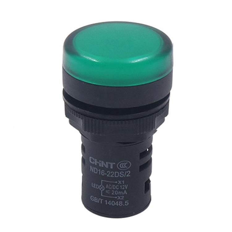 CHINT ND16-22DS LED Signal Light Power AD Indicator Lights, 24V (Red), 24V (Green), 24V (Yellow), 220V (Red), 220V (Green), 220V (Yellow)