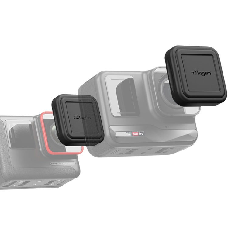 aMagisn Silicone Lens Cap Protective Cover Sports Camera Accessories