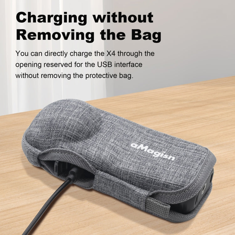 For Insta360 X4 aMagisn Storage Bag Anti-scratch Carry Case
