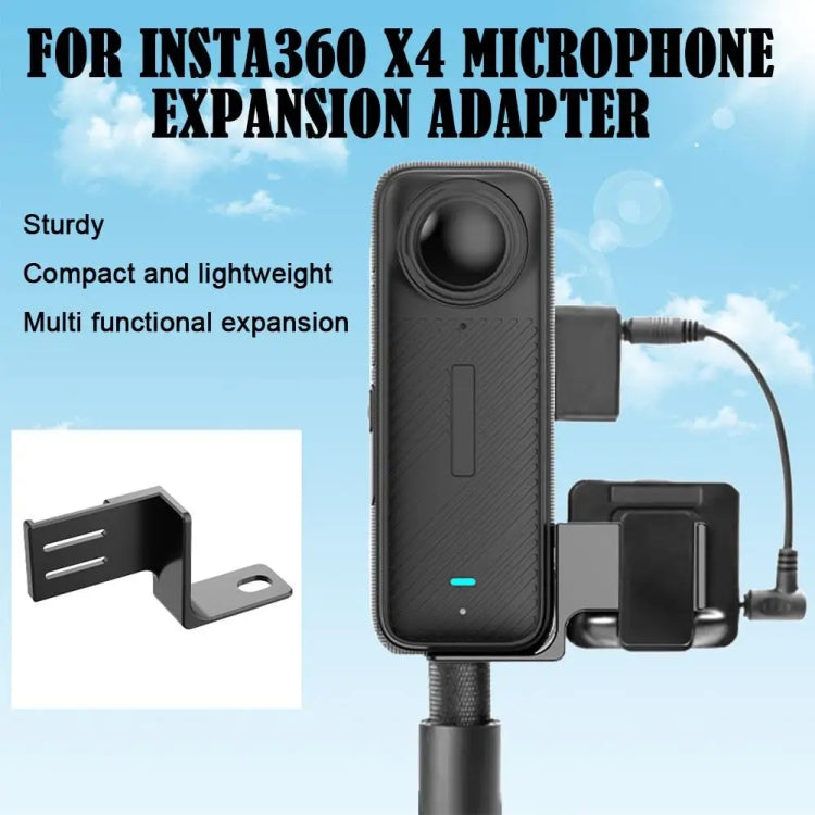 For Insta360 X4 Microphone Extension Adapter Camera Accessories