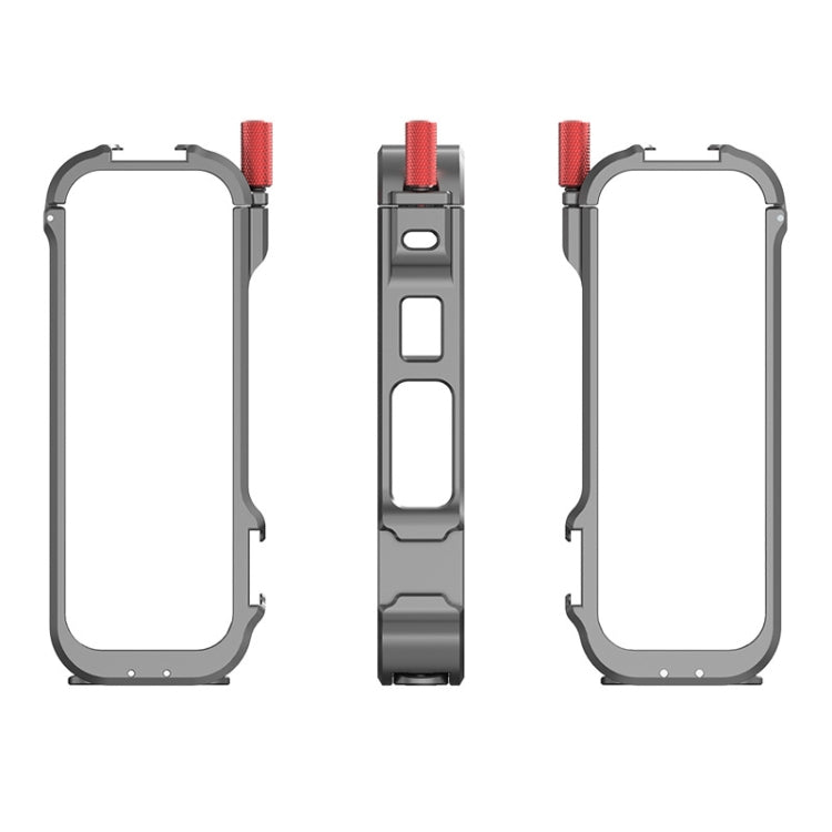 For Insta360 X4 Metal Frame Action Camera Rabbit Cage Expansion Bracket