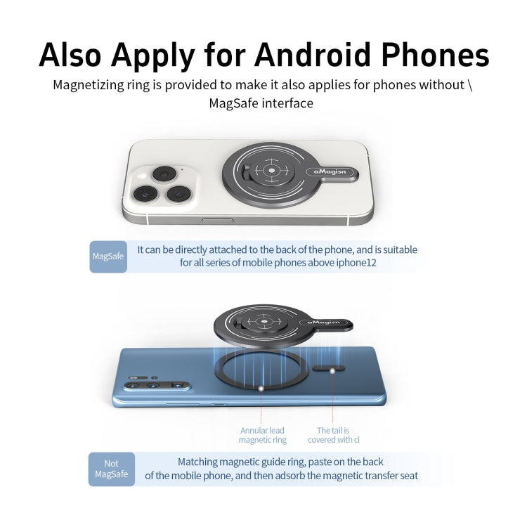 For Insta360 Flow aMagisn Gimbal Magnetic Adapter MagSafe Sports Camera Accessories