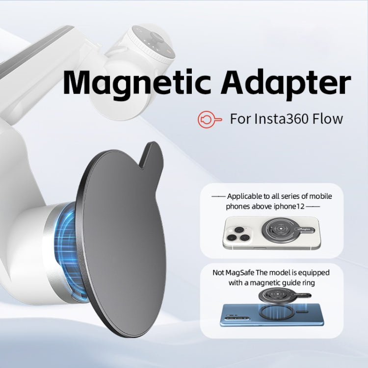 For Insta360 Flow aMagisn Gimbal Magnetic Adapter MagSafe Sports Camera Accessories