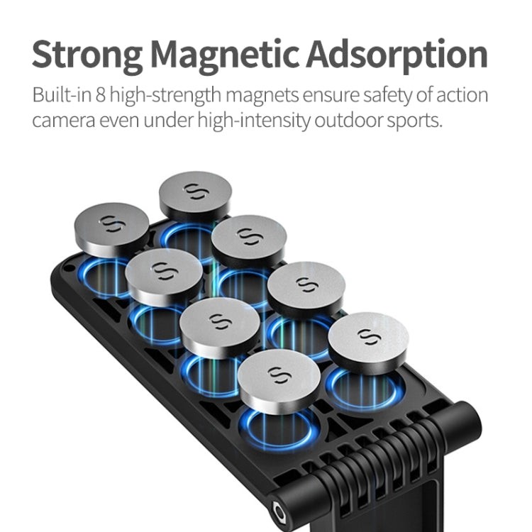 For Insta360 X5 / X4 / X3 Sunnylife X4-ZJ827 Magnetic Stand Base Handheld Handle Desktop Support Accessories