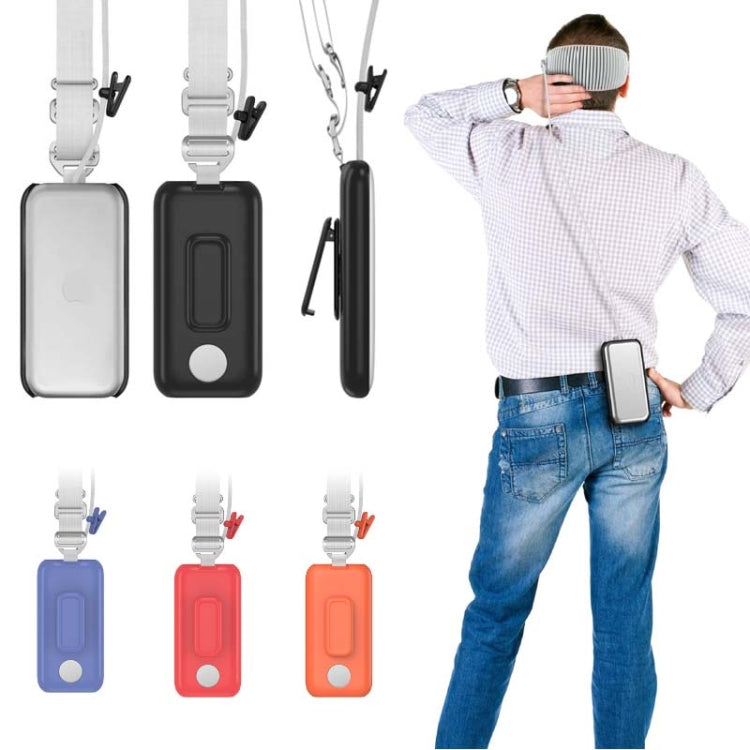 For Apple Vision Pro Battery PC Case Holder With Belt Clip And Shoulder Strap VR Headset Accessory, Black, White, Red, Blue, Mint Green