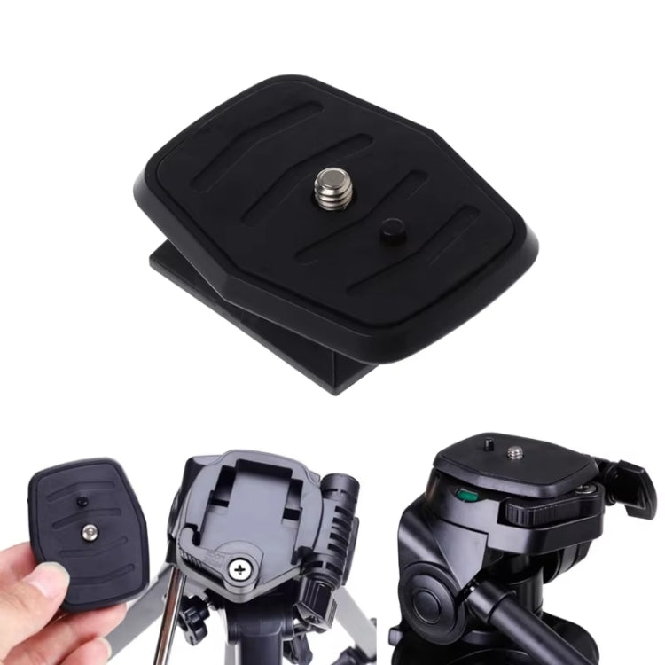 Tripod Head Quick Release Plate For WeiFeng WT3730 3750 3770 / YUNTENG 590 600 668 688 690 / Sony D680 D580 VCT-50AV, 4.3cm, 3.5cm
