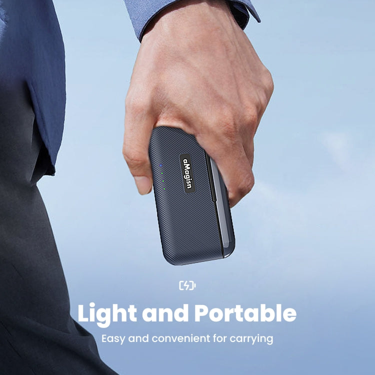 For DJI Osmo 360/Action 5 Pro aMagisn Battery Charger Fast Charging Box Storage Compartment