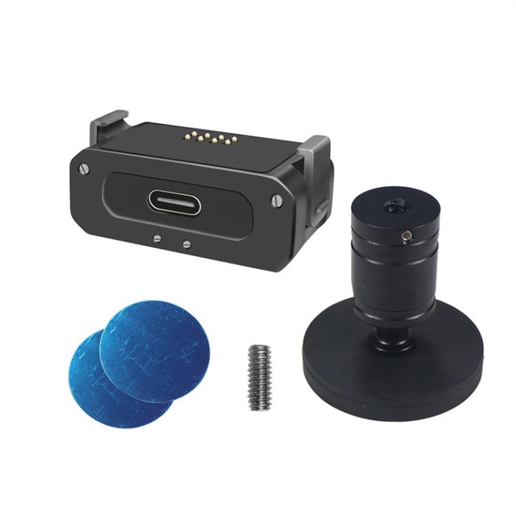 For DJI Osmo Action 2 Camera Magnetic Charging Base with 1/4 Inch & Arri Hole