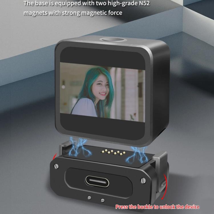 For DJI Osmo Action 2 Camera Magnetic Charging Base with 1/4 Inch & Arri Hole