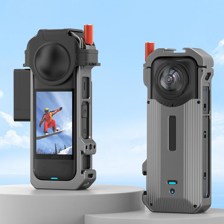 For Insta360 X4 HEPAIL Metal Heat Dissipation Magnetic Rabbit Cage, 0104