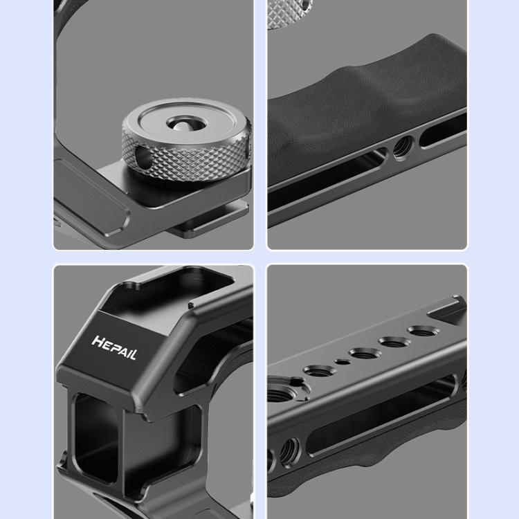 HEPAIL DSLR Camera Grip Rabbit Cage Universal Photographic Equipment Expansion Accessories Handheld, Arri, Cold Shoe, Slider