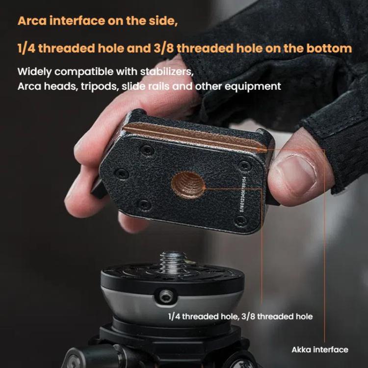 PGYTECH Camera Arca Quick Release Mount V2 Interface Tripod Accessory