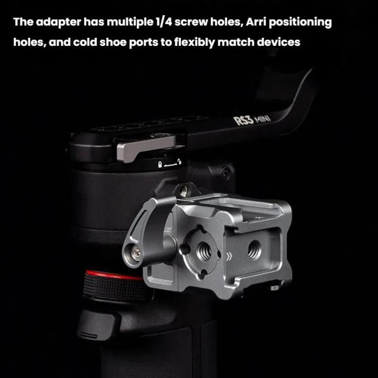 For DJI Ronin Series Stabilizer XILETU Quick Release NATO Clamp Cold Shoe Adapter, XDS-14