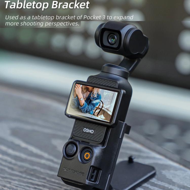 For DJI Osmo Pocket 3 Sunnylife OP3-ZJ761 Magnetic Stand Base Angle Adjustable Multi-functional Desktop Stand Accessories