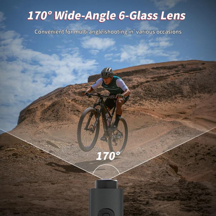 5K Action Camera WiFi Sport DV Riding Bicycle Drive Recorder With Led Light EIS Anti-shake