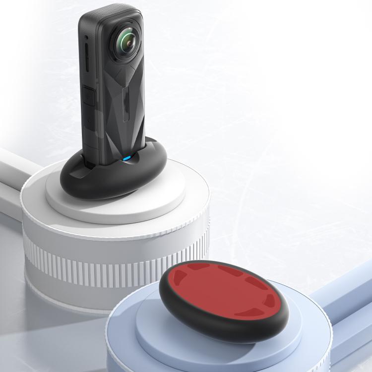 For Insta360 X5 / X4 aMagisn Silicone Base Desktop Stand Car Dashboard Holder