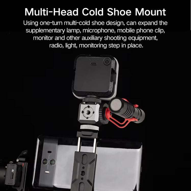 XILETU XDS-15 Multi-head Cold Shoe Mount Adapter for Camera Flash, Microphone, LED Light, XDS-15