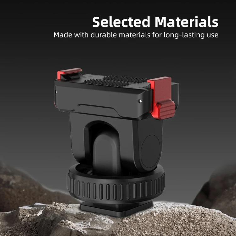 For Osmo Action 3 / 4 / 5 Pro Flymile AC5003 Magnetic Head Quick Release Base