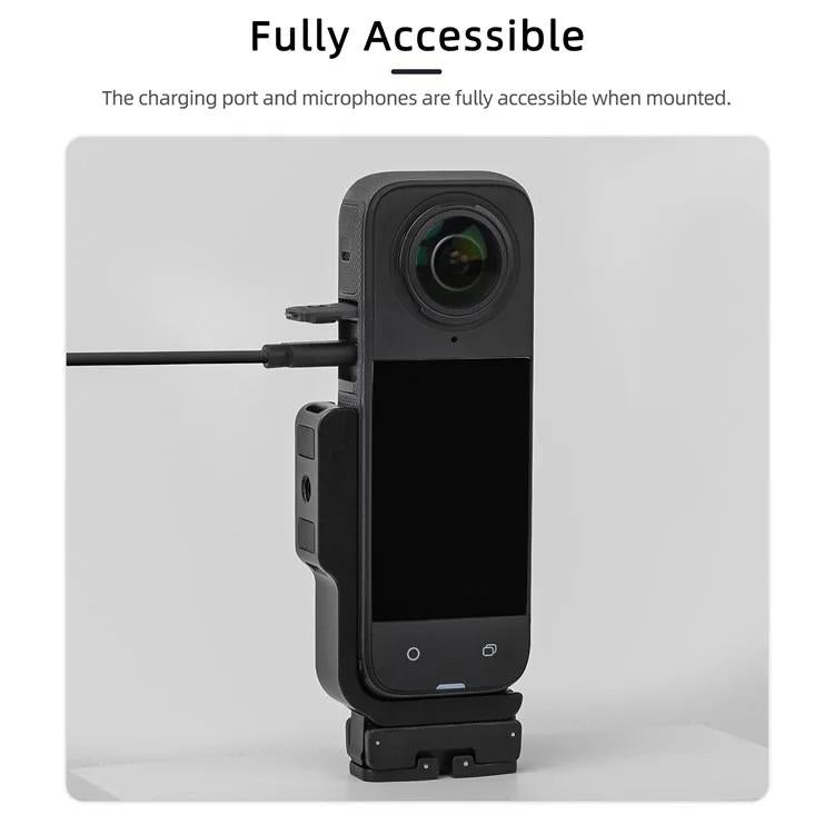 For Insta360 X5 / X4 Sunnylife X4-ZJ826 L-shape Conversion Bracket Magnetic Adaptor Expansion Accessory, X4-ZJ826