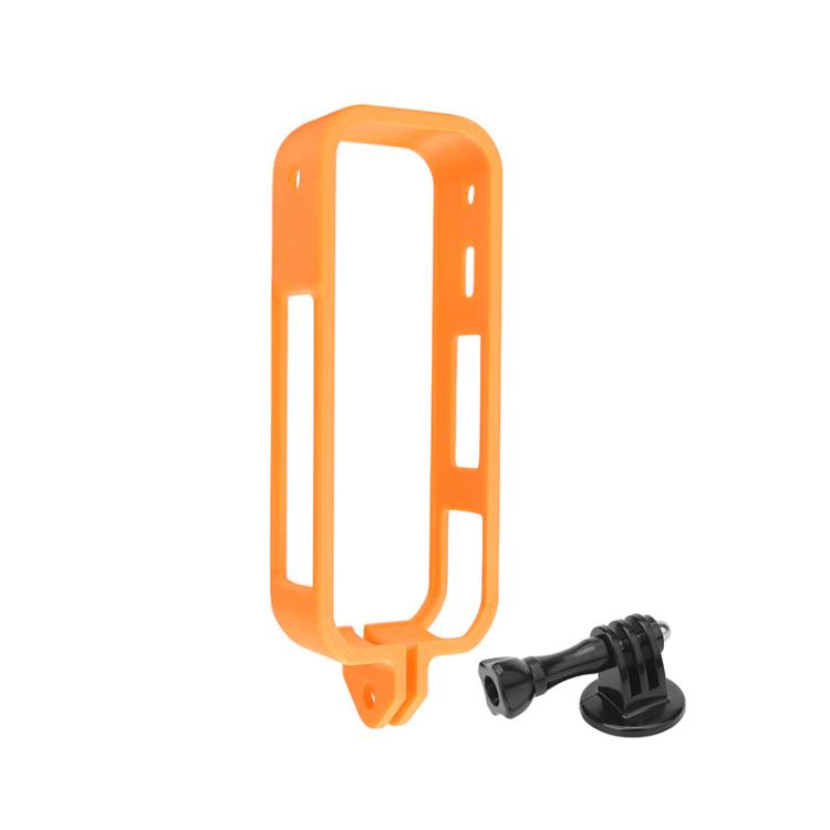 For Insta360 X5 360 Camera CQT Expandable Protective Cage Shockproof Case, Vertical Black, Horizontal Black, Vertical Orange, Horizontal Orange