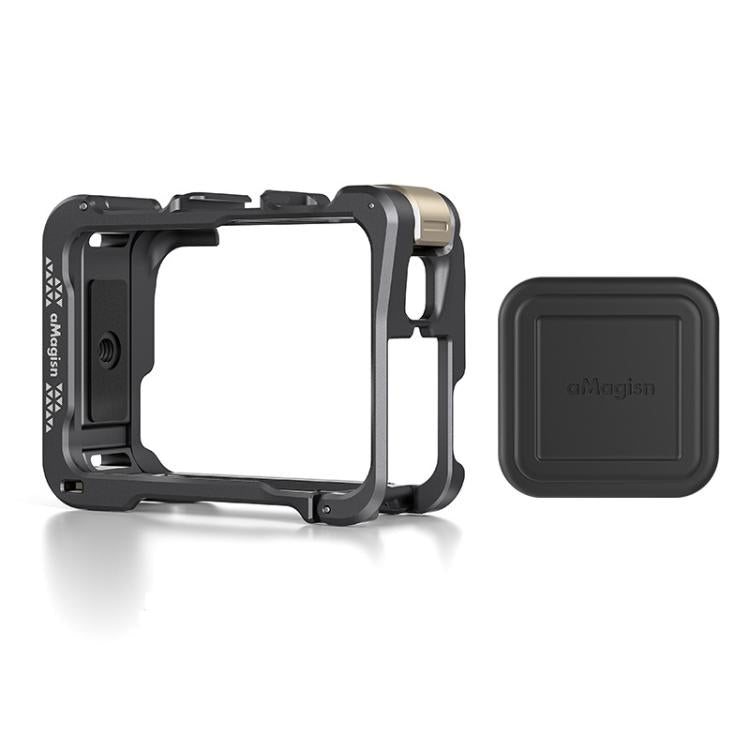For Insta360 Ace Pro 2 / Ace Pro Camera AMagisn Quick Release Metal Cage Horizontal & Vertical Shooting Protective Frame