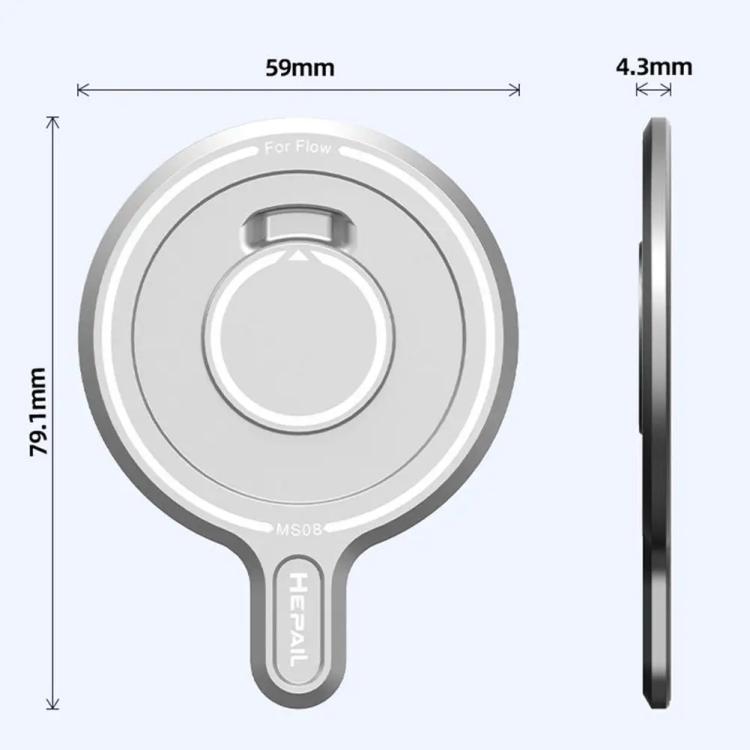 For Insta360 FLow HEPAIL MS08 Gimbal Magnet Phone Holder