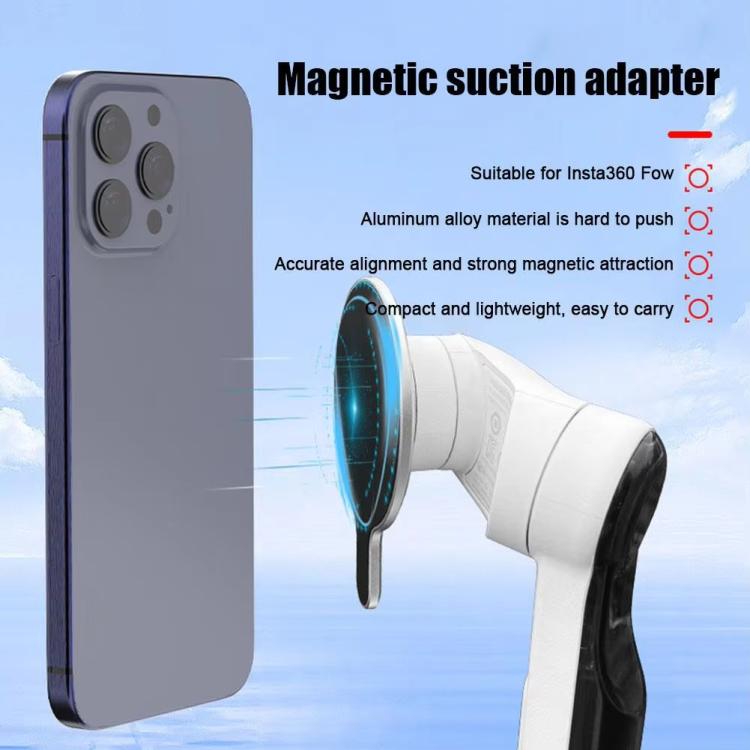 For Insta360 FLow HEPAIL MS08 Gimbal Magnet Phone Holder
