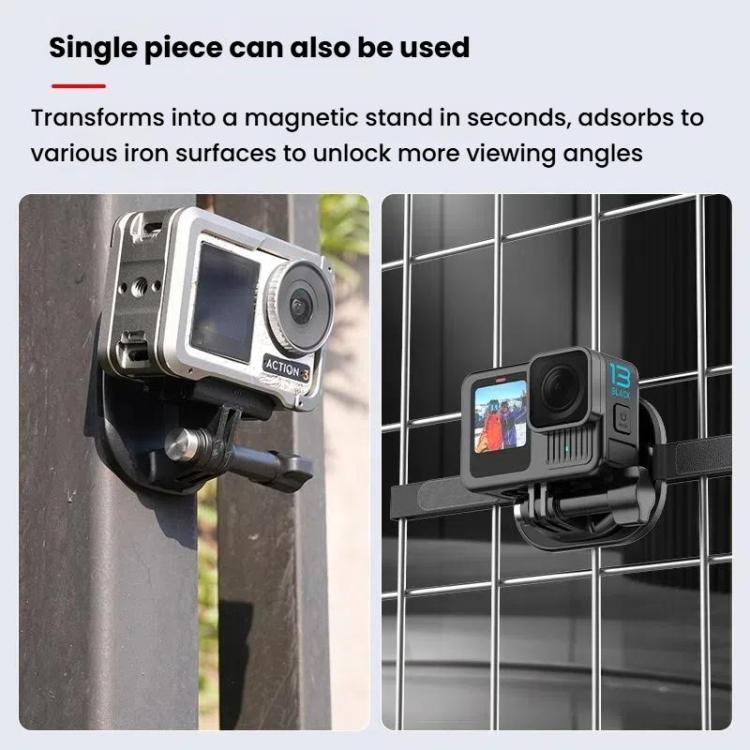 HEPAIL AC76 Action Camera Mobile Phone Magnetic Neck Strap Mount, AC76