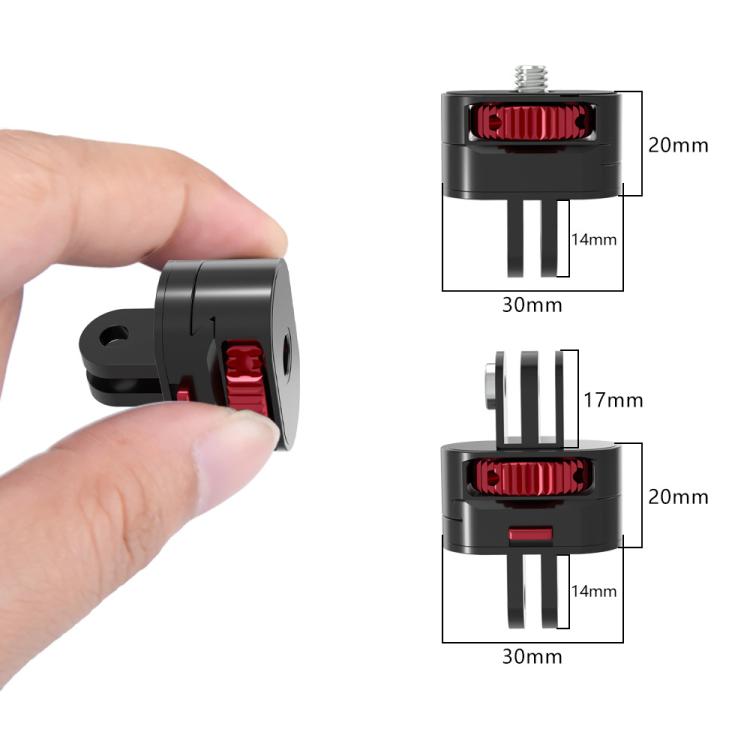 Action Camera 1/4 Metal Adapter Quick Release Mount, TFSM151 2 Pages 2 In 1, TFSM152 2 Pages 3 In 1, TFSM153 3 Pages 2 In 1, TFSM154 3 Pages 3 In 1