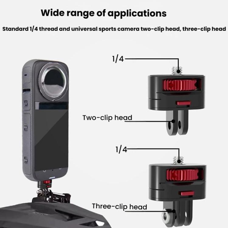 Action Camera 1/4 Metal Adapter Quick Release Mount, TFSM151 2 Pages 2 In 1, TFSM152 2 Pages 3 In 1, TFSM153 3 Pages 2 In 1, TFSM154 3 Pages 3 In 1