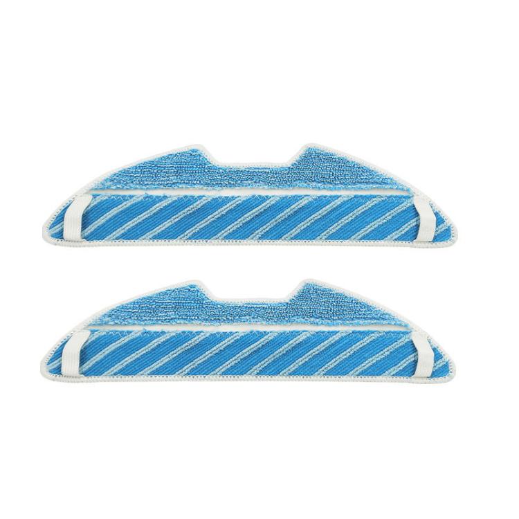 For Conga 1290/1390 Robot Vacuum Replacement Parts, Main Brush, 2pairs Side Brush, 2pcs Filter, 2pcs Mop Pad
