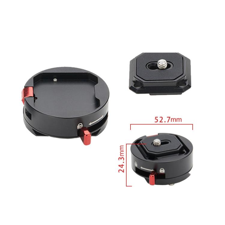 FlexiFilm TG-Q2S Aluminum Alloy Arca Quick Release Plate Gimbal Slide Rail Quick Release Parts