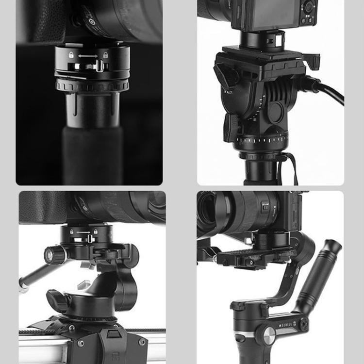 FlexiFilm TG-Q2S Aluminum Alloy Arca Quick Release Plate Gimbal Slide Rail Quick Release Parts