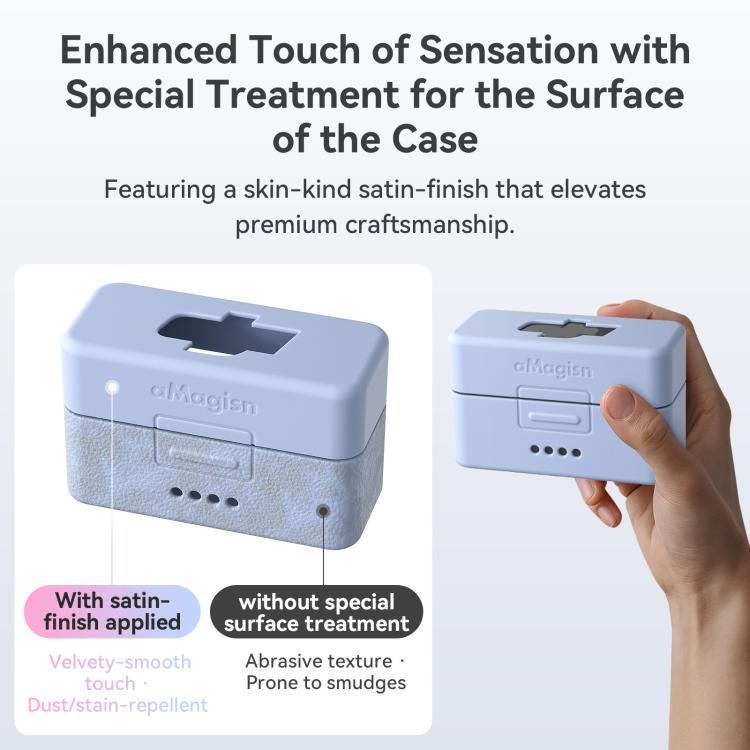 For DJI Mic Mini aMagisn MP01 Silicone Protective Case, 3 In 1 Black, 3 In 1 Gray, 3 In 1 Pink, 3 In 1 Purple, 3 In 1 Blue, 4 In 1 Black, 4 In 1 Gray, 4 In 1 Pink, 4 In 1 Purple, 4 In 1 Blue