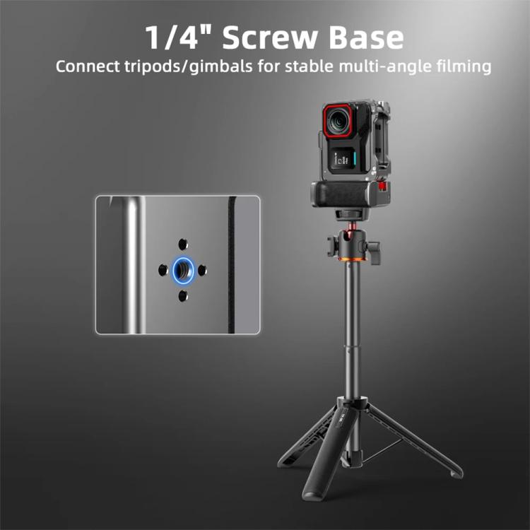 For Insta360 Ace Pro 2 / Ace Pro Flymile Xplorer Grip Kit Street Photography Handle Metal Cage Case, Xplorer Grip